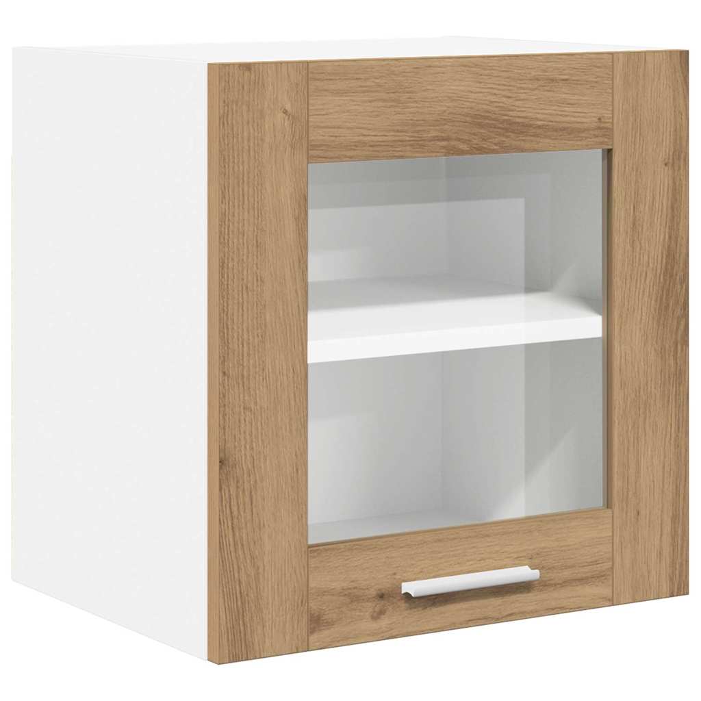 vidaXL Hanging Cabinet 2 pcs Artisan Oak Engineered Wood 5
