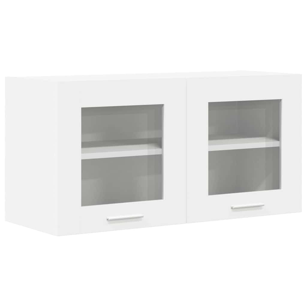 vidaXL Hanging Cabinet White 80 x 31 x 40 cm Engineered Wood 2