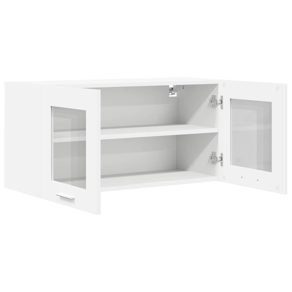 vidaXL Hanging Cabinet White 80 x 31 x 40 cm Engineered Wood 5