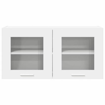 vidaXL Hanging Cabinet White 80 x 31 x 40 cm Engineered Wood 6