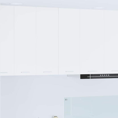 vidaXL Hanging Cabinet 2 pcs White Engineered Wood 1
