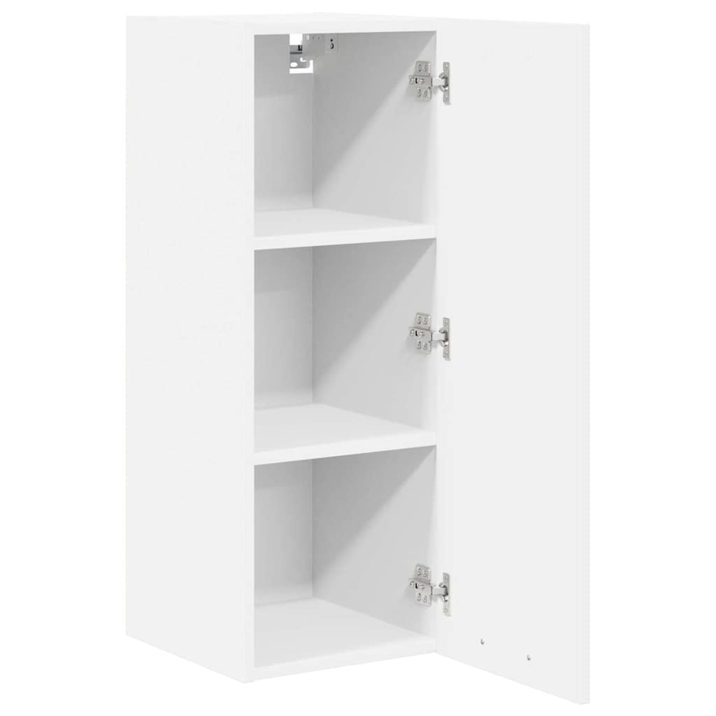 vidaXL Hanging Cabinet 2 pcs White Engineered Wood 5