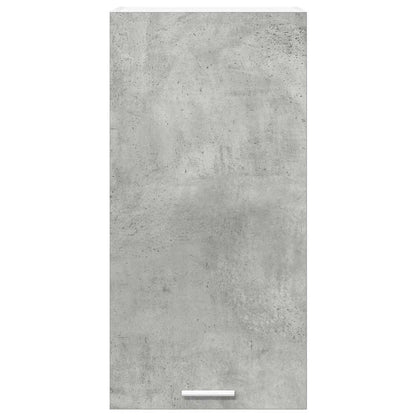 vidaXL Hanging Cabinet Concrete Grey and White 40 x 31 x 80 cm 6