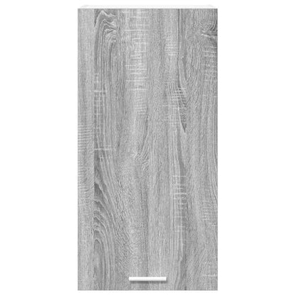vidaXL Hanging Cabinet Grey Sonoma and White 40 x 31 x 80 cm 6