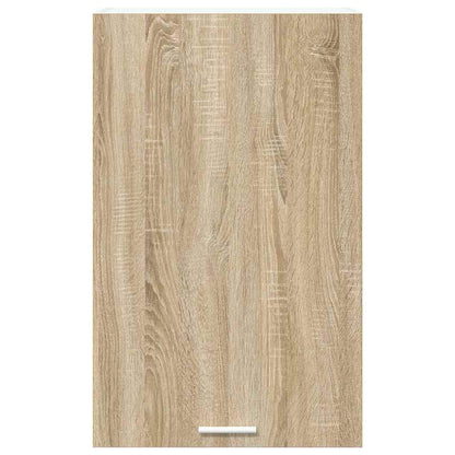 vidaXL Hanging Cabinet Sonoma Oak and White 50 x 31 x 80 cm 6