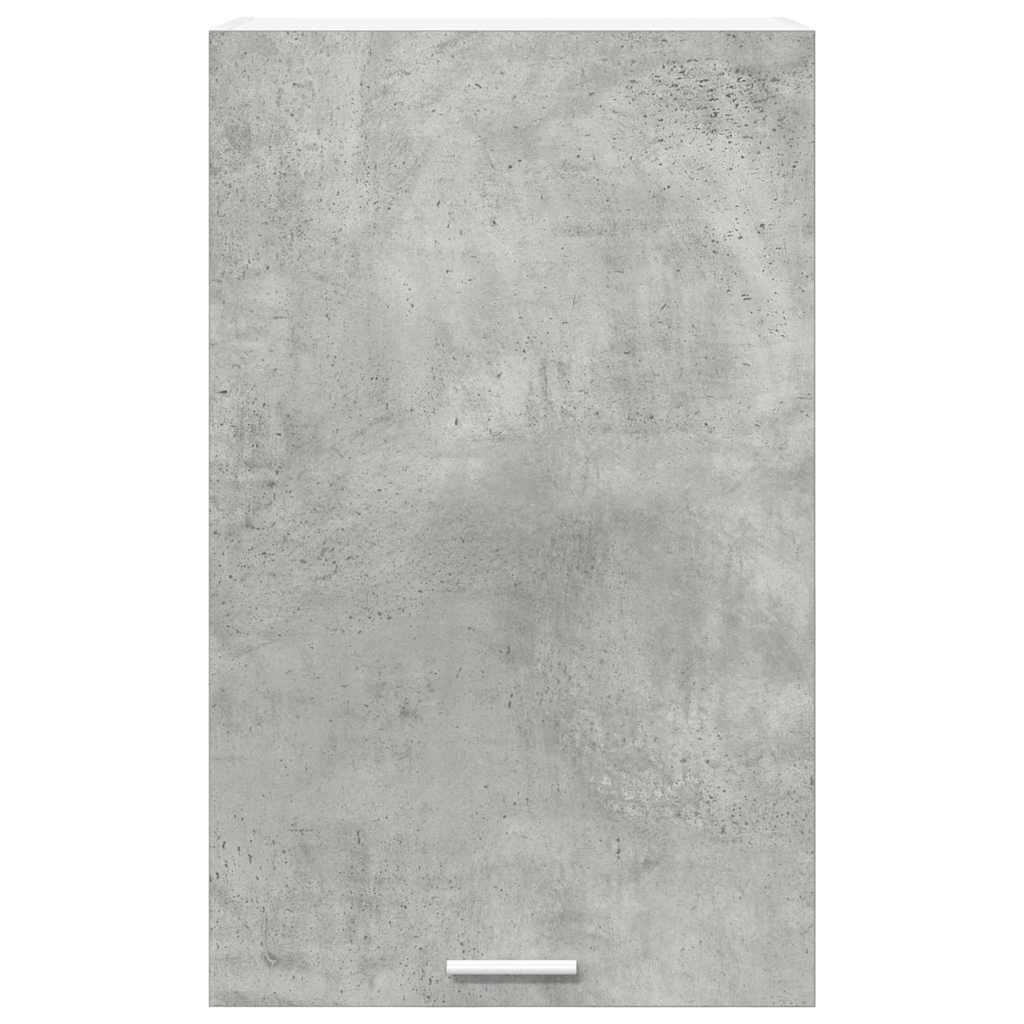 vidaXL Hanging Cabinet Concrete Grey and White 50 x 31 x 80 cm 6
