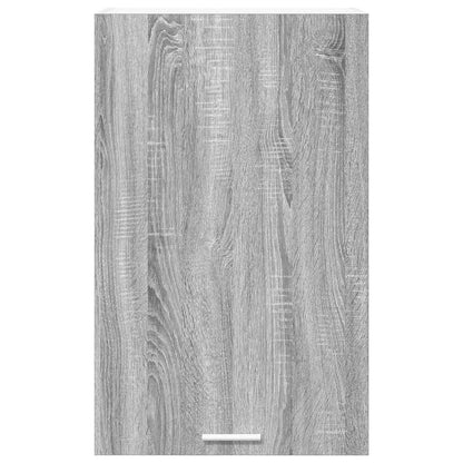 vidaXL Hanging Cabinet Grey Sonoma and White 50 x 31 x 80 cm 6