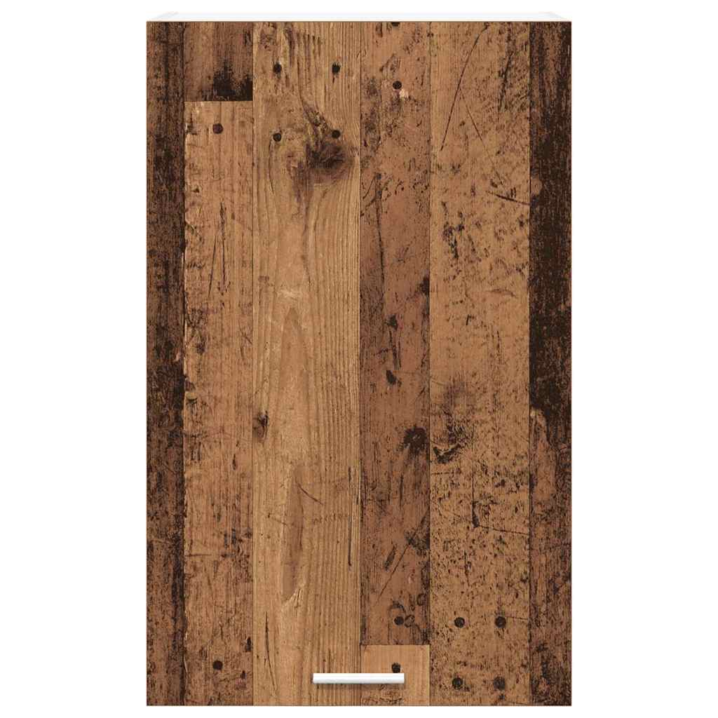 vidaXL Hanging Cabinet Old Wood and White 50 x 31 x 80 cm 6