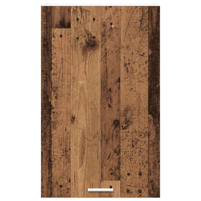 vidaXL Hanging Cabinet Old Wood and White 50 x 31 x 80 cm 6