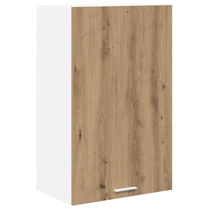 vidaXL Hanging Cabinet Artisan Oak and White 50 x 31 x 80 cm 2