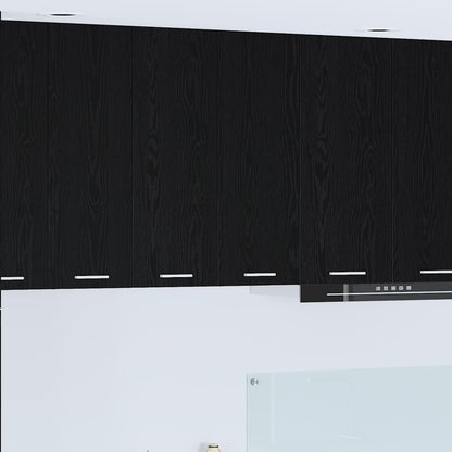 vidaXL Hanging Cabinet Black Oak 60 x 31 x 80 cm Engineered Wood 1