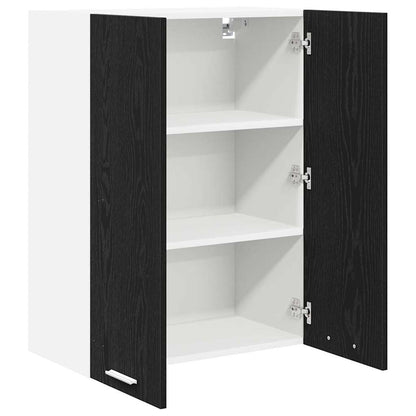 vidaXL Hanging Cabinet Black Oak 60 x 31 x 80 cm Engineered Wood 5