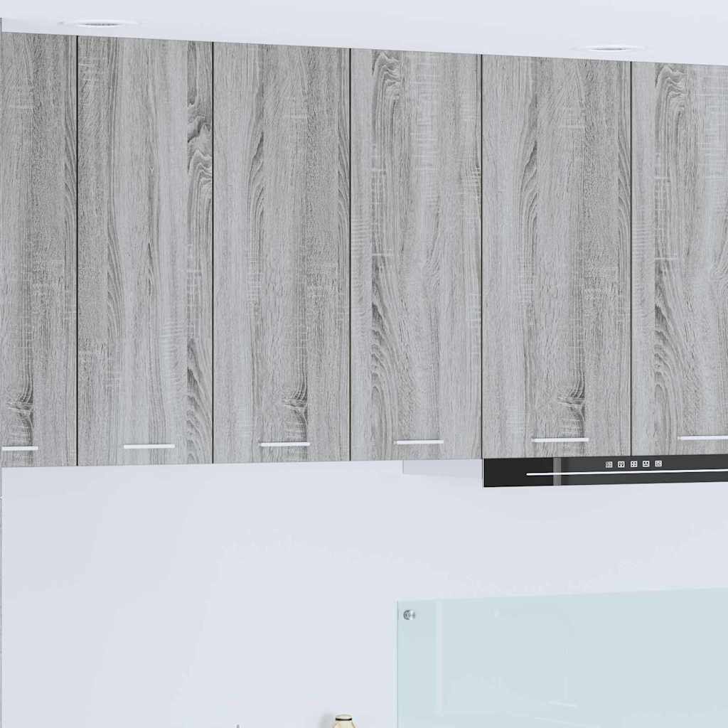 vidaXL Hanging Cabinet Grey Sonoma 60 x 31 x 80 cm Engineered Wood 1