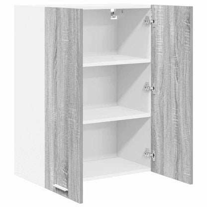 vidaXL Hanging Cabinet Grey Sonoma 60 x 31 x 80 cm Engineered Wood 5
