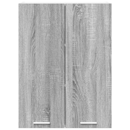 vidaXL Hanging Cabinet Grey Sonoma 60 x 31 x 80 cm Engineered Wood 6