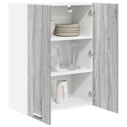 vidaXL Hanging Cabinet Grey Sonoma 60 x 31 x 80 cm Engineered Wood 3