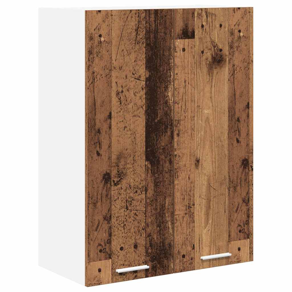 vidaXL Hanging Cabinet Old Wood 60 x 31 x 80 cm Engineered Wood 2