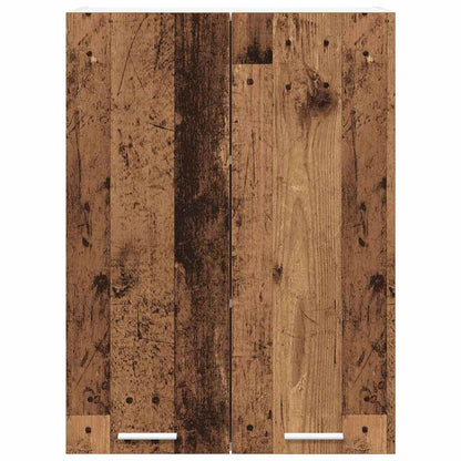 vidaXL Hanging Cabinet Old Wood 60 x 31 x 80 cm Engineered Wood 6