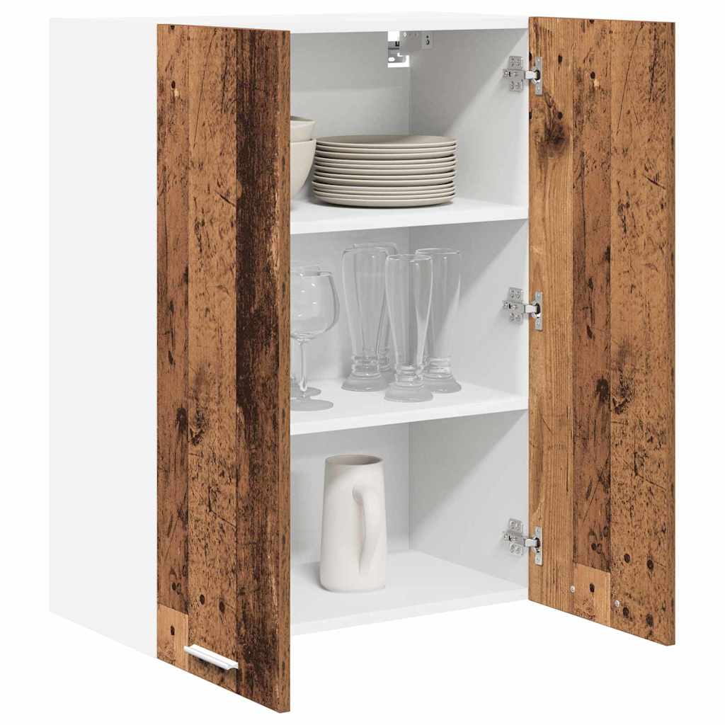 vidaXL Hanging Cabinet Old Wood 60 x 31 x 80 cm Engineered Wood 3