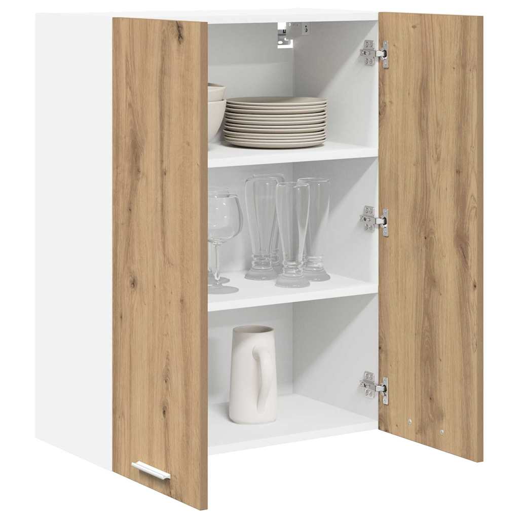 vidaXL Hanging Cabinet Artisan Oak 60 x 31 x 80 cm Engineered Wood 3