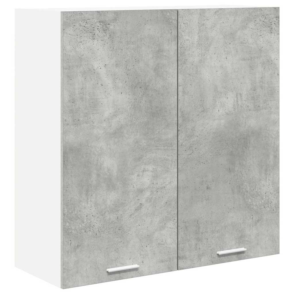 Hanging Cabinet "Lyon" 39.5x31x60 cm Concrete grey 1x hanging cabinet (1 door) 40 cm wide 40 cm high–1x hanging cabinet (2 shelves) 40 cm 1x hanging cabinet (2 doors) 80 cm wide 80 cm high