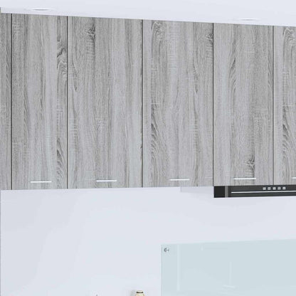 vidaXL Hanging Cabinet Grey Sonoma 80 x 31 x 80 cm Engineered Wood 1