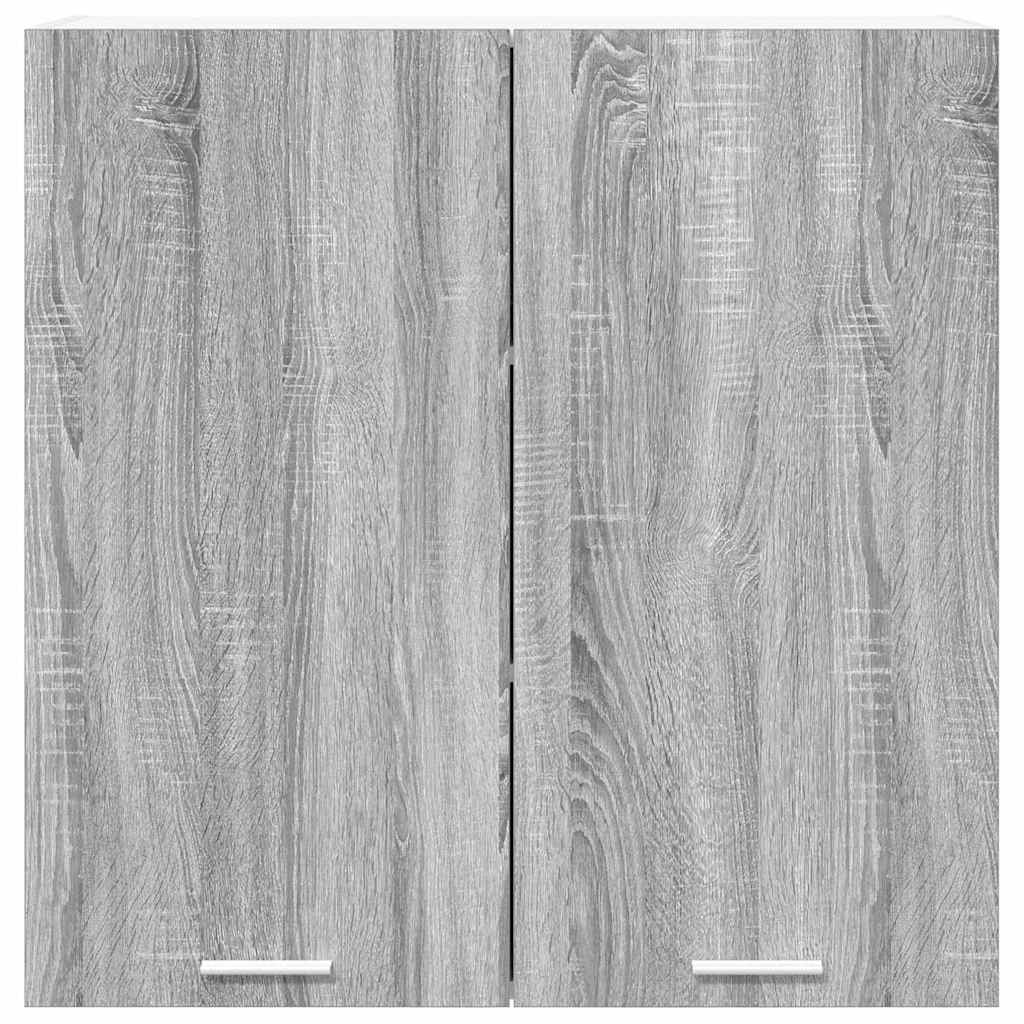 vidaXL Hanging Cabinet Grey Sonoma 80 x 31 x 80 cm Engineered Wood 6