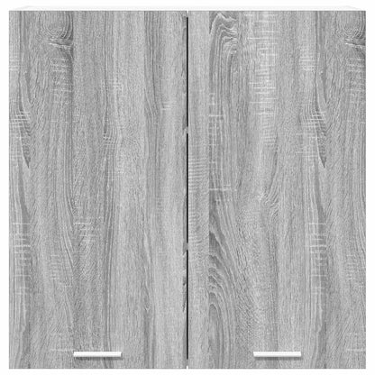 vidaXL Hanging Cabinet Grey Sonoma 80 x 31 x 80 cm Engineered Wood 6