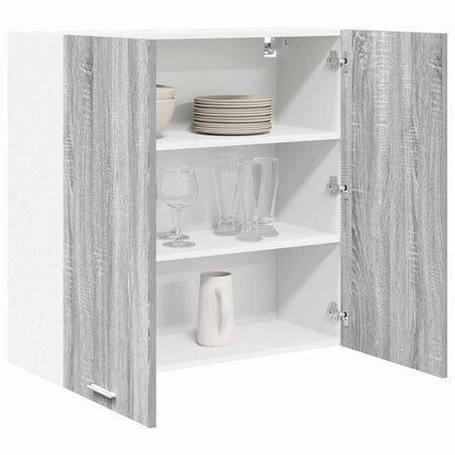 vidaXL Hanging Cabinet Grey Sonoma 80 x 31 x 80 cm Engineered Wood 3