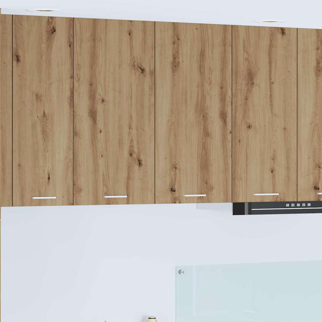 vidaXL Hanging Cabinet Artisan Oak 80 x 31 x 80 cm Engineered Wood 1
