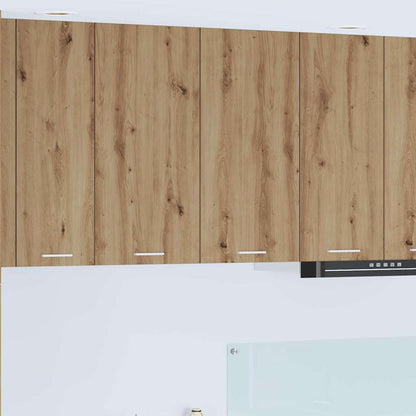 vidaXL Hanging Cabinet Artisan Oak 80 x 31 x 80 cm Engineered Wood 1