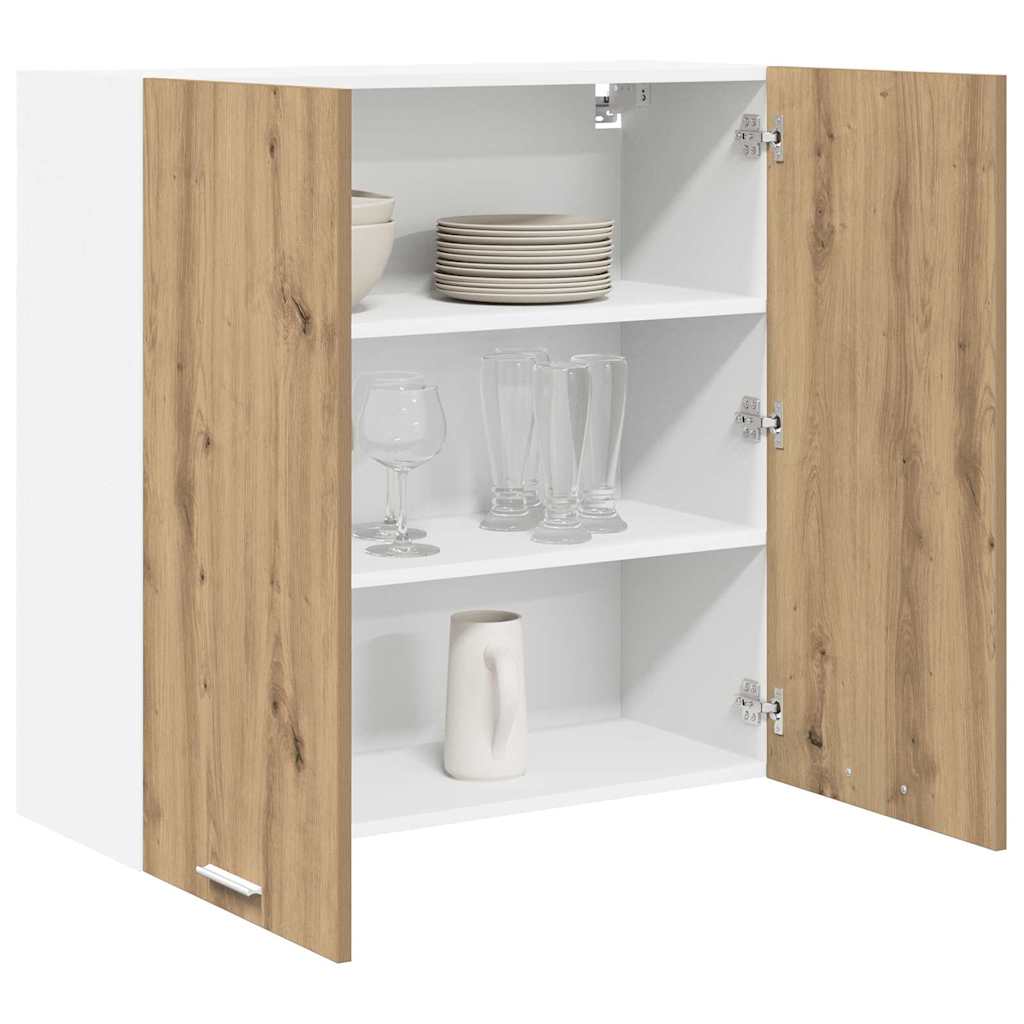 vidaXL Hanging Cabinet Artisan Oak 80 x 31 x 80 cm Engineered Wood 3