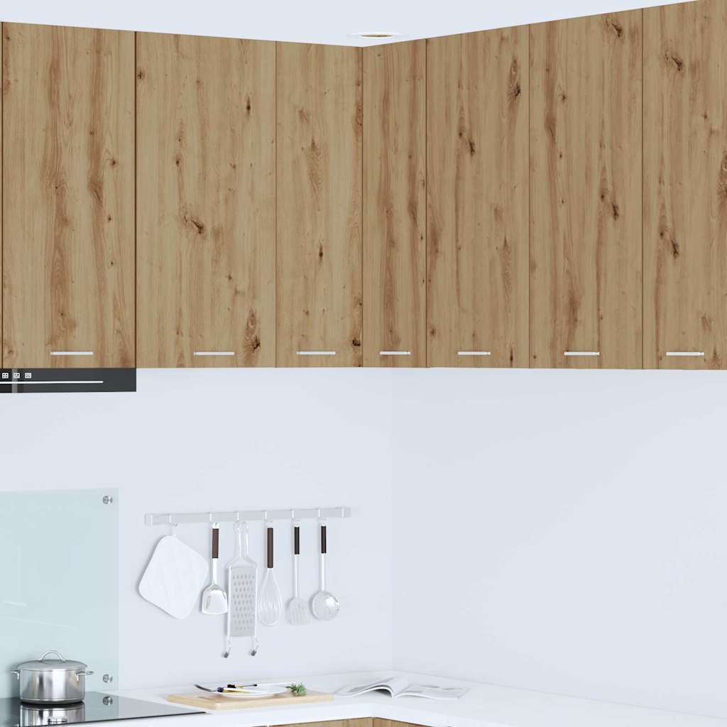 vidaXL Hanging Glass Cabinet "Lyon" 40x31x60 cm Artisan Oak