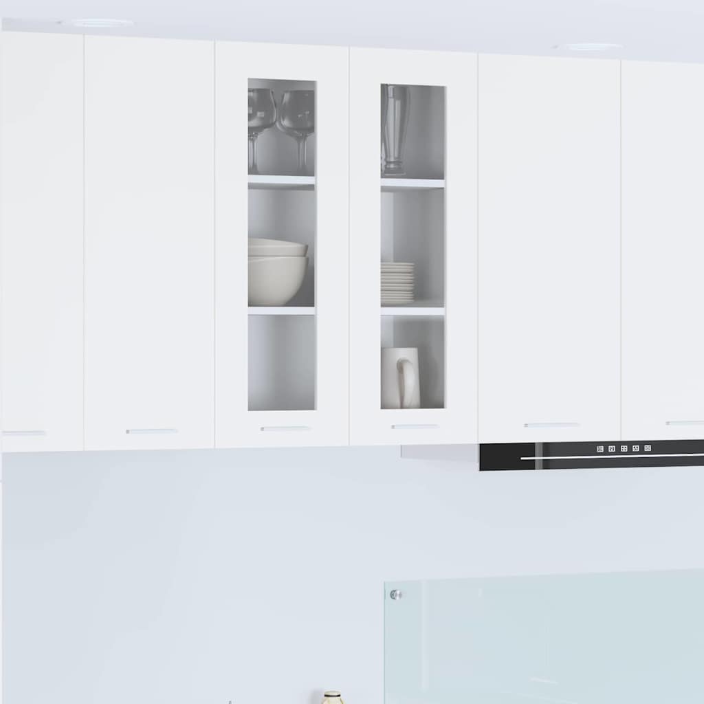 vidaXL Hanging Cabinet White 60 x 31 x 80 cm Engineered Wood 1