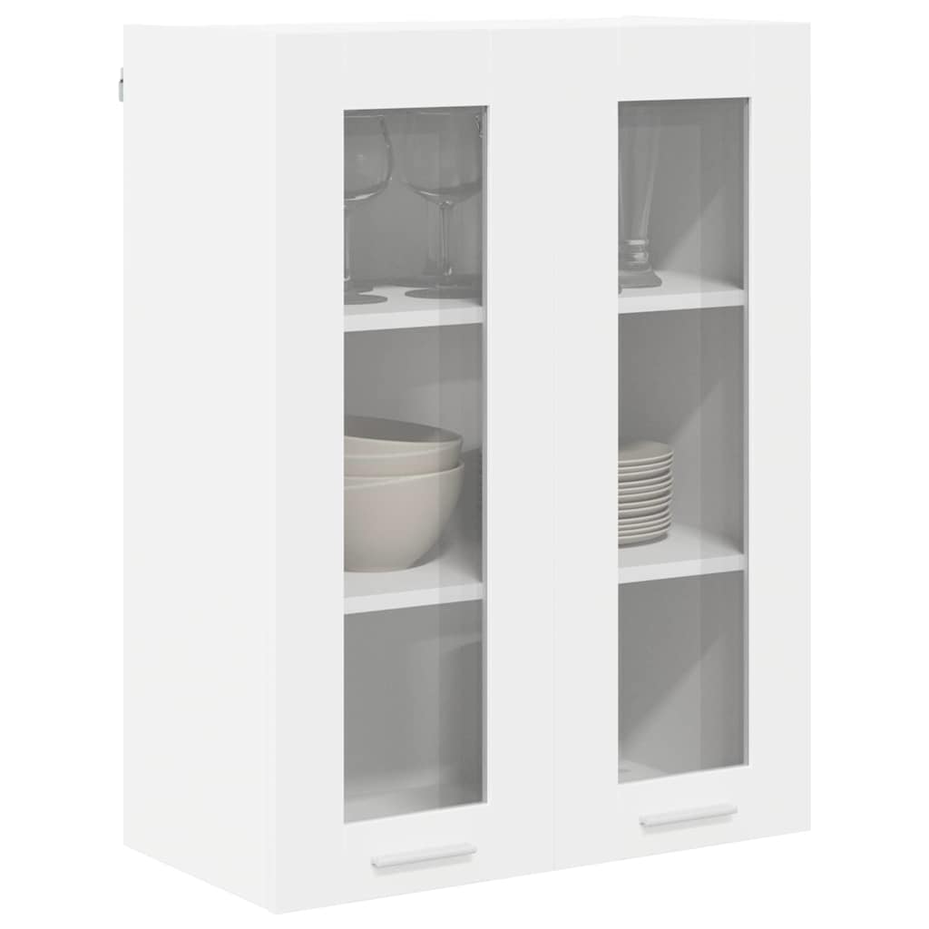 vidaXL Hanging Cabinet White 60 x 31 x 80 cm Engineered Wood 3