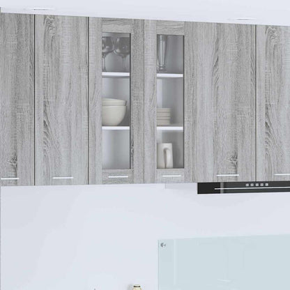 vidaXL Hanging Cabinet Grey Sonoma 60 x 31 x 80 cm Engineered Wood 1