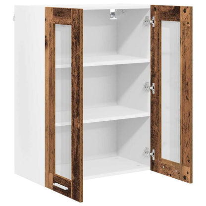 vidaXL Hanging Cabinet Old Wood 60 x 31 x 80 cm Engineered Wood 5