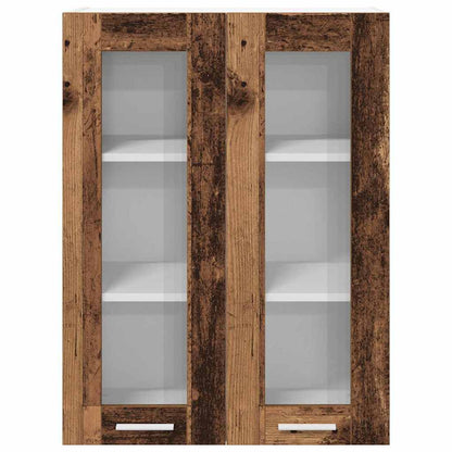 vidaXL Hanging Cabinet Old Wood 60 x 31 x 80 cm Engineered Wood 6