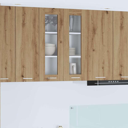 vidaXL Hanging Cabinet Artisan Oak 60 x 31 x 80 cm Engineered Wood 1