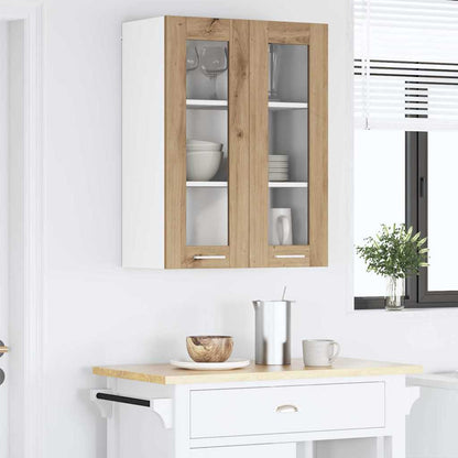 vidaXL Hanging Cabinet Artisan Oak 60 x 31 x 80 cm Engineered Wood 4