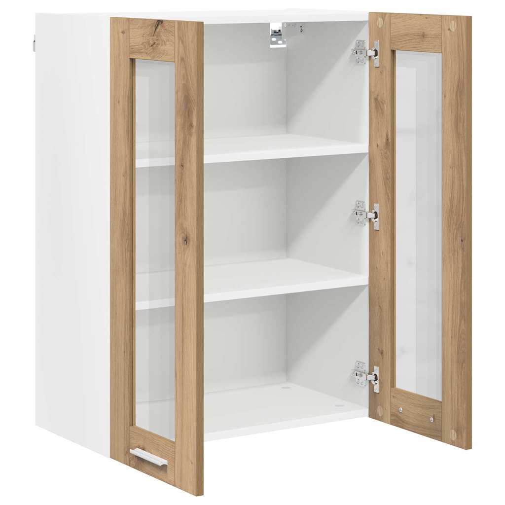 vidaXL Hanging Cabinet Artisan Oak 60 x 31 x 80 cm Engineered Wood 5