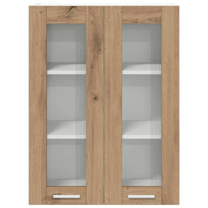 vidaXL Hanging Cabinet Artisan Oak 60 x 31 x 80 cm Engineered Wood 6