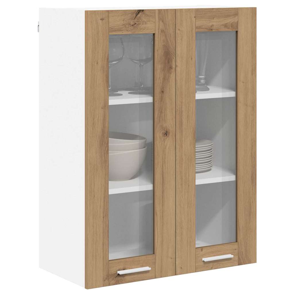 vidaXL Hanging Cabinet Artisan Oak 60 x 31 x 80 cm Engineered Wood 3