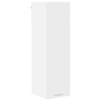 vidaXL Hanging Cabinet White 30 x 31 x 100 cm Engineered Wood 2