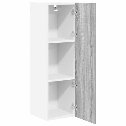 vidaXL Hanging Cabinet Grey Sonoma 30 x 31 x 100 cm Engineered Wood 5