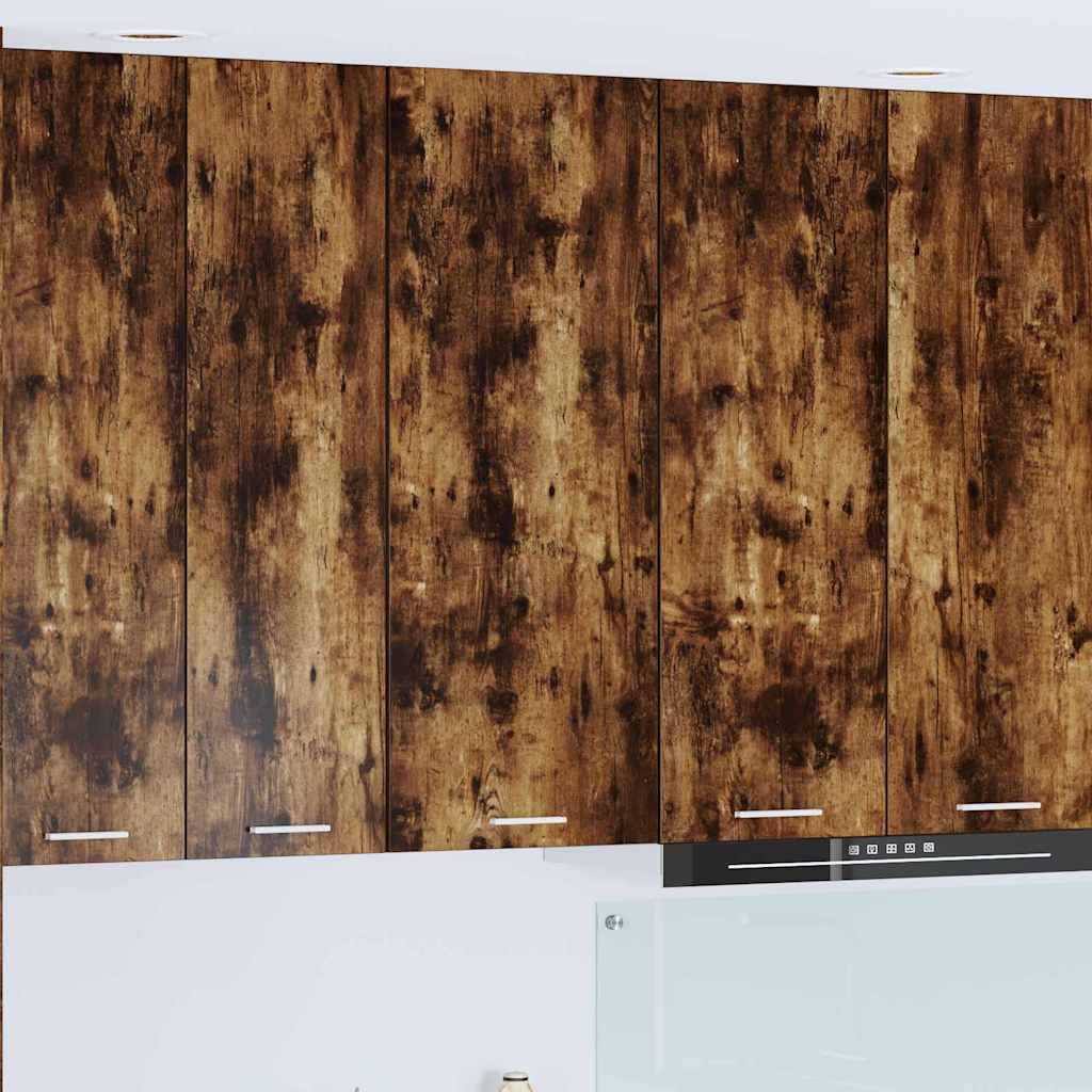 vidaXL Hanging Cabinet Smoked Oak 40 x 31 x 100 cm Engineered Wood 1