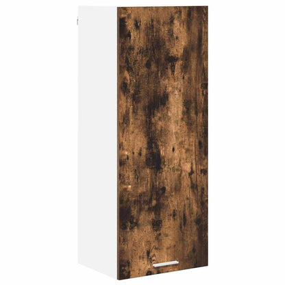 vidaXL Hanging Cabinet Smoked Oak 40 x 31 x 100 cm Engineered Wood 2