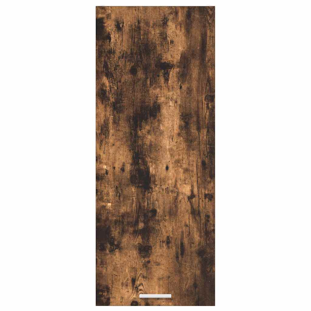 vidaXL Hanging Cabinet Smoked Oak 40 x 31 x 100 cm Engineered Wood 6