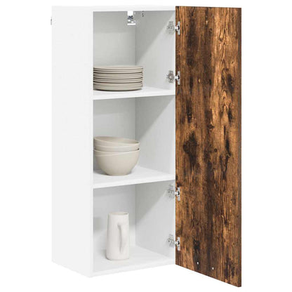 vidaXL Hanging Cabinet Smoked Oak 40 x 31 x 100 cm Engineered Wood 3
