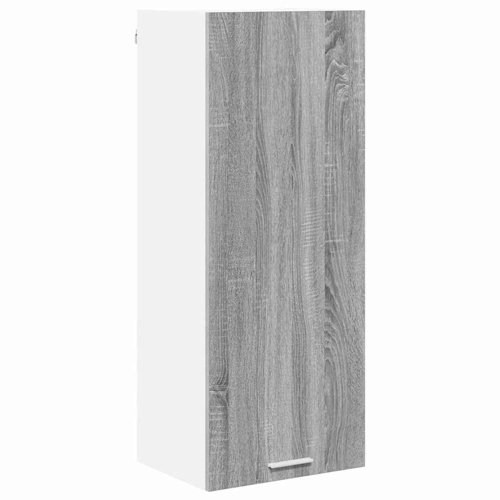 vidaXL Hanging Cabinet Grey Sonoma 40 x 31 x 100 cm Engineered Wood 2